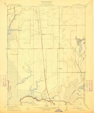 1910 Bruceville, CA - California - USGS Topographic Map