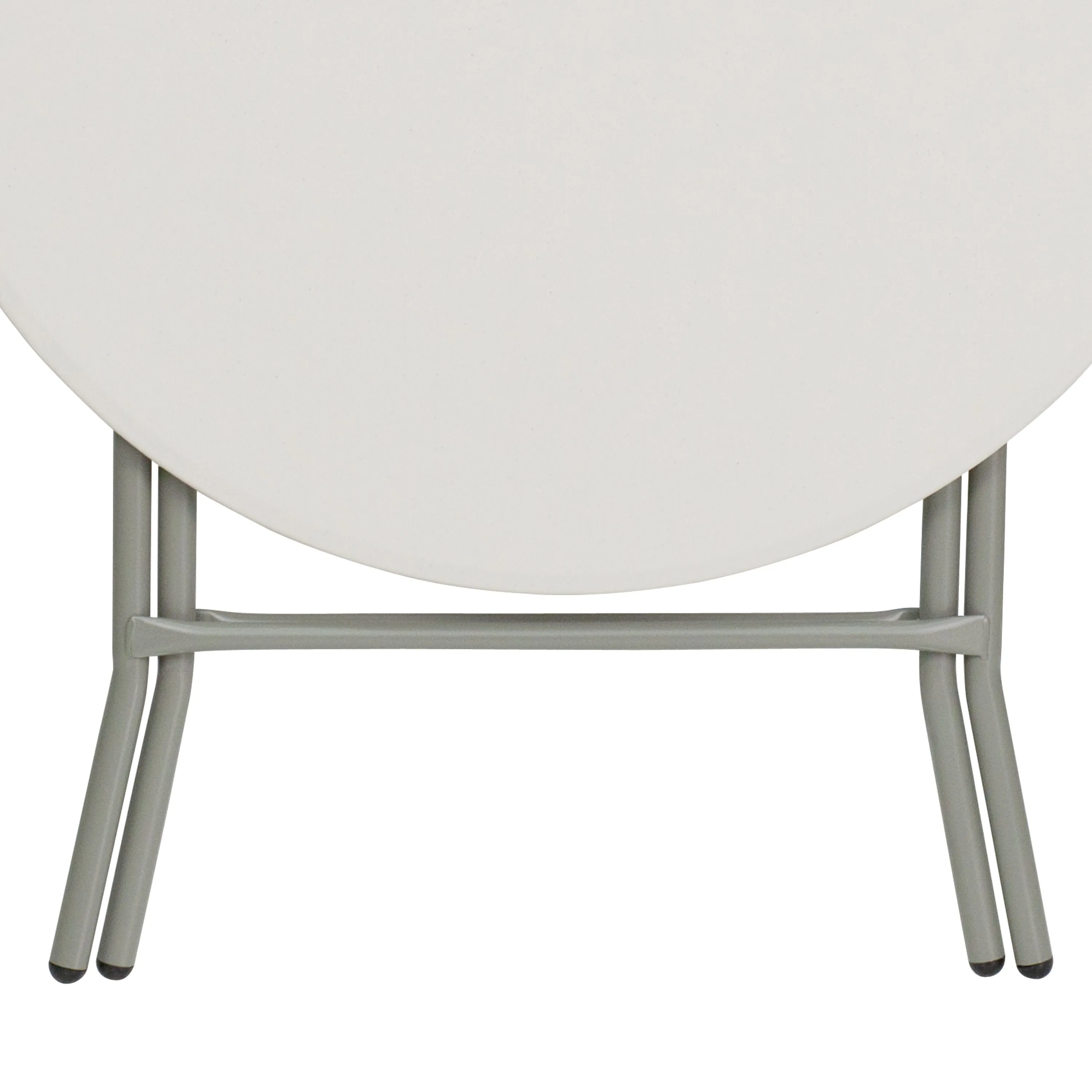 32RD White Plastic Fold Table RB-32R-GW-GG