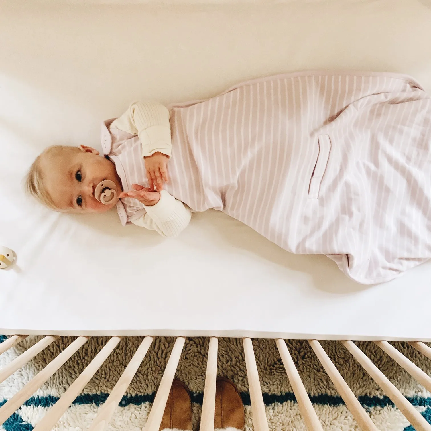 4 Season® Ultimate Baby Sleep Bag, Merino Wool & Organic Cotton, Lilac