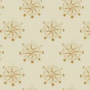 Aweigh North - Star Compass in Sand -  Rae Ritchie for Dear Stella - ST-SRR1061SA - Half Yard