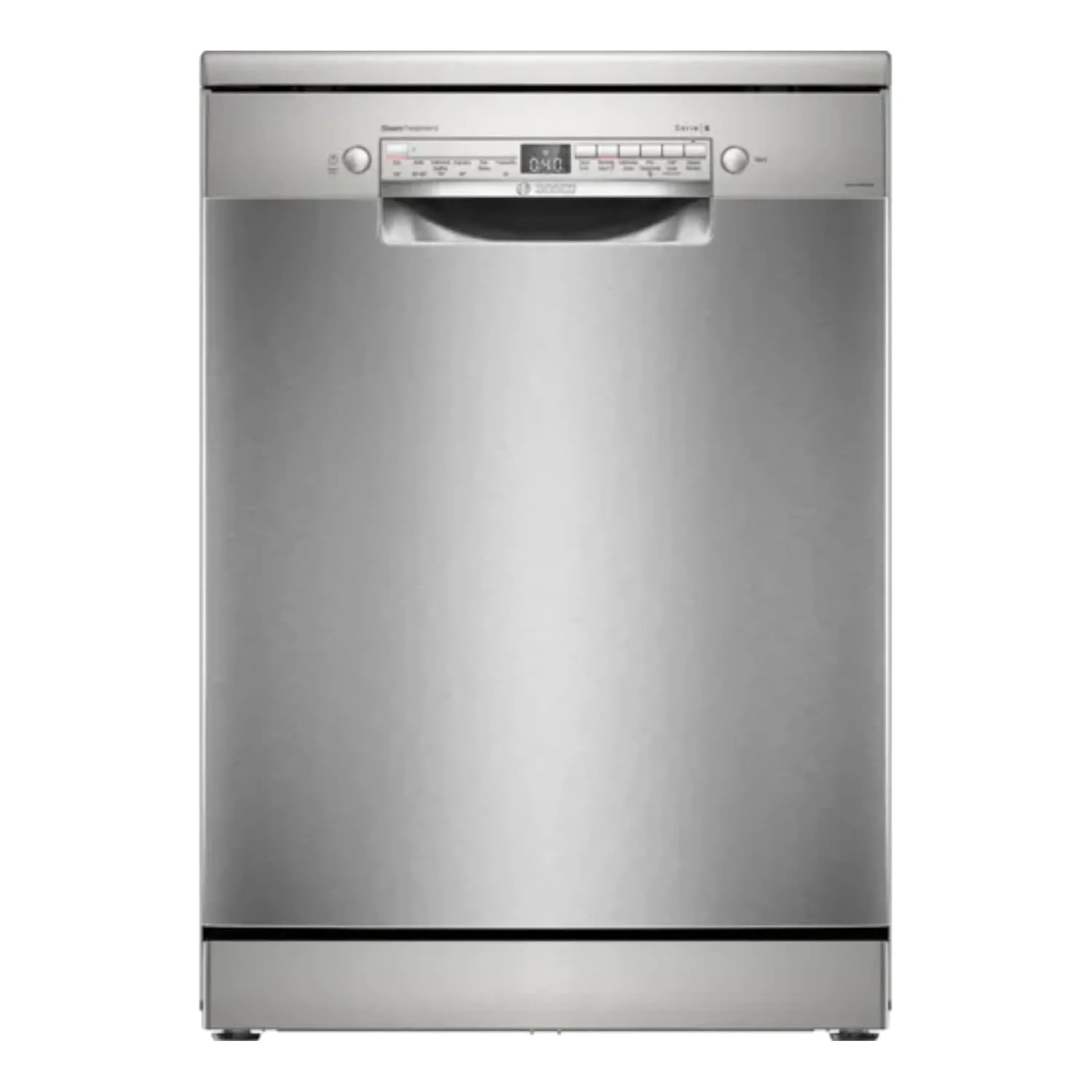 Bosch SMS6IKI01I Series 6 14 Place Setting Wi-Fi Enabled Dishwasher with EcoSilence Drive, HygienePlus & ExtraDry (Brushed Steel, Free-Standing, 2025 Model)