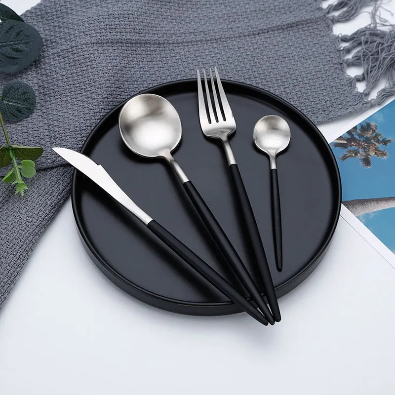 Cutlery Knives Forks Spoons Set