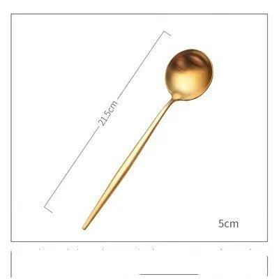 Golden Stainless Steel Cutlery