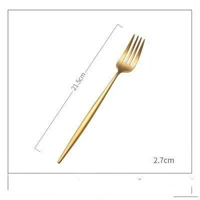 Golden Stainless Steel Cutlery