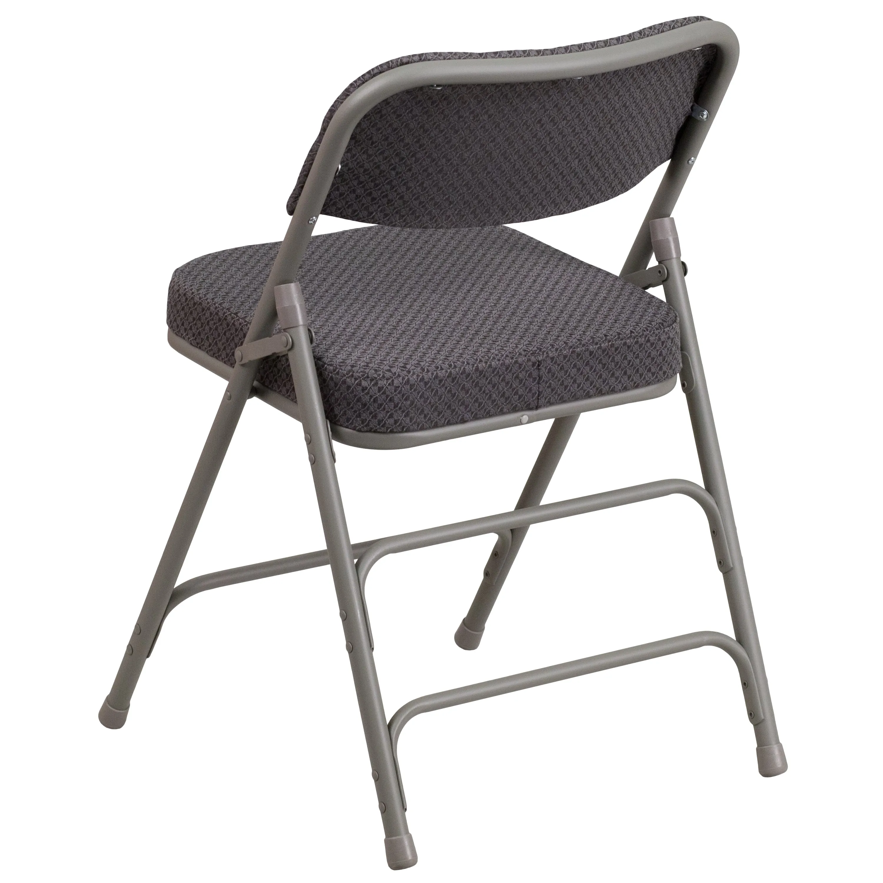 Gray Fabric Folding Chair 2-AW-MC320AF-GRY-GG