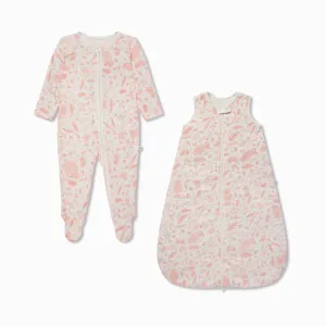 Gruffalo Foxglove Pink Front Opening Bedtime Set 1.5 TOG