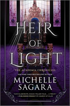 Heir of Light: A Cozy Fantasy Mystery of Inheritance and Betrayal, from the Bestselling Author of the Chronicles of Elantra Series (The Academia Chronicles, 2) Hardcover  May 27, 2025