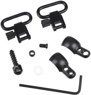 Lever Action Quick Detachable Rifle Sling Mount Kit Split Band with 1" QD 115 Sling Swivels for Winchester Marlin Mossberg