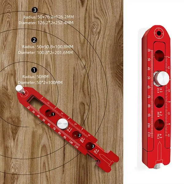Levoite™ Woodworking Compass Scriber Circular Drawing Tool Adjustable Measurement Tool