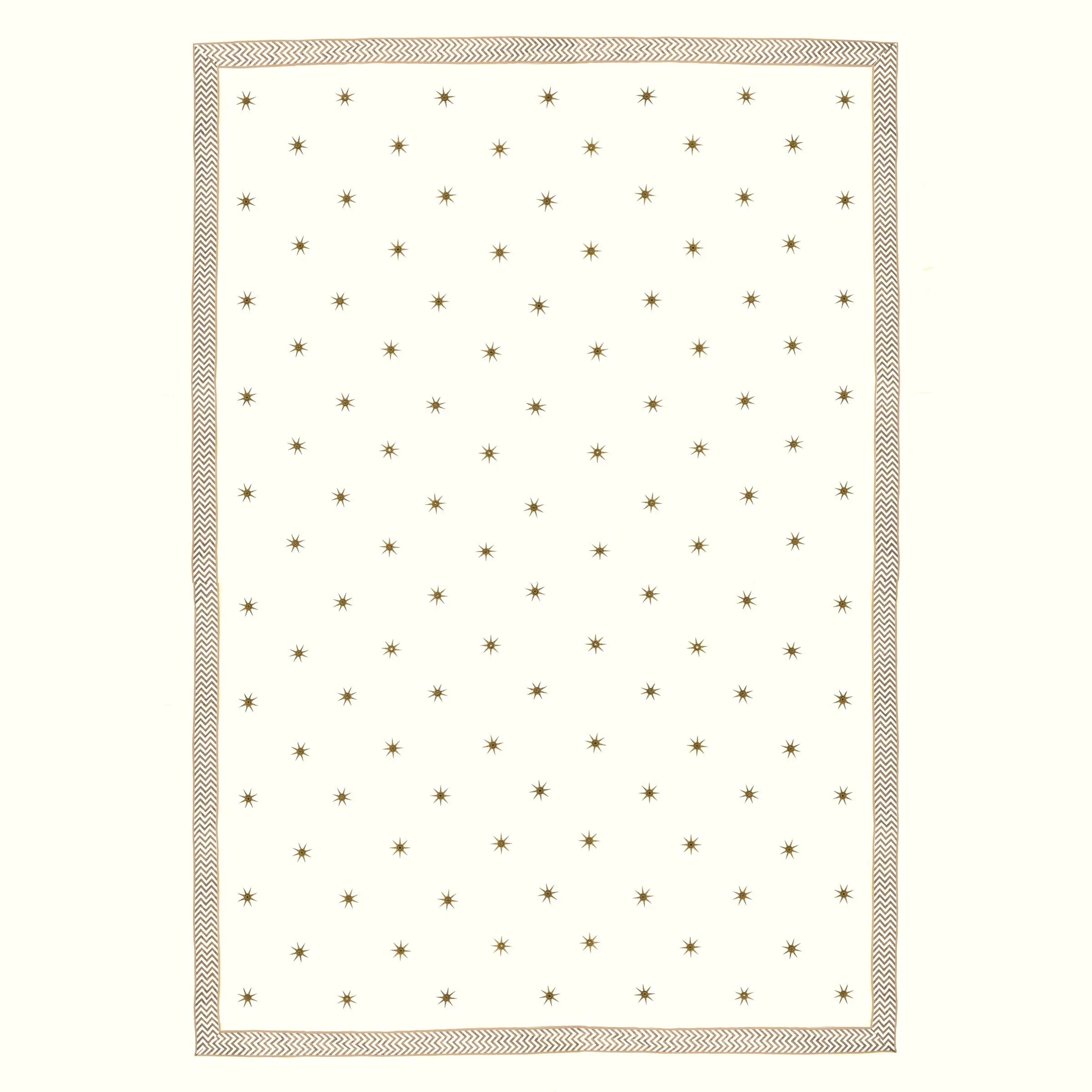 Maharaja 1.5m Wall - Gold Star - Cream