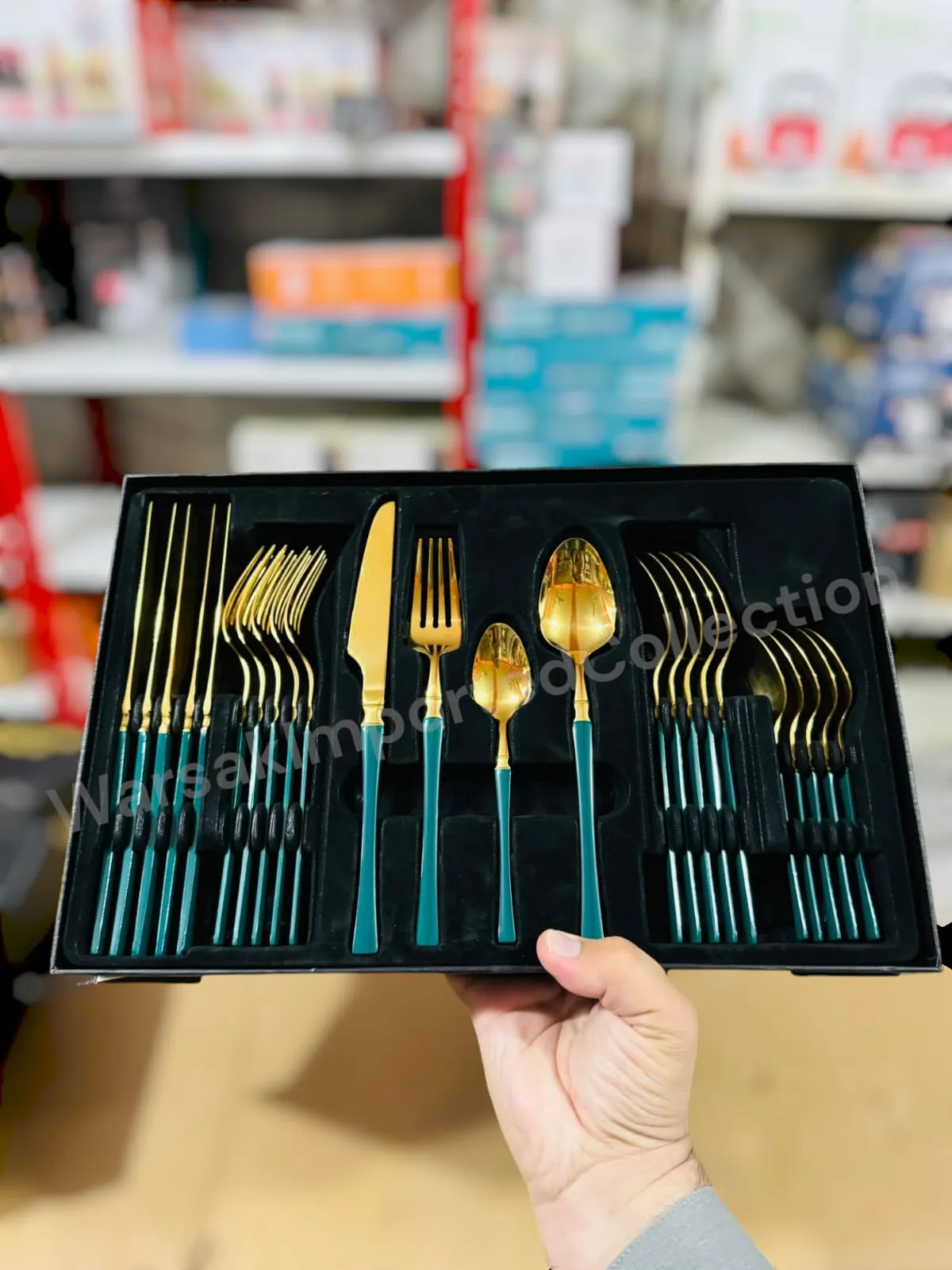 New Model 24pcs Edged Design Cutlery Set