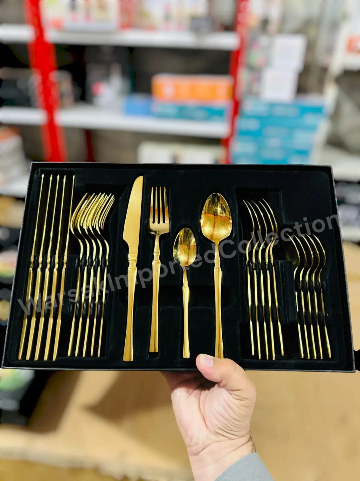 New Model 24pcs Edged Design Cutlery Set