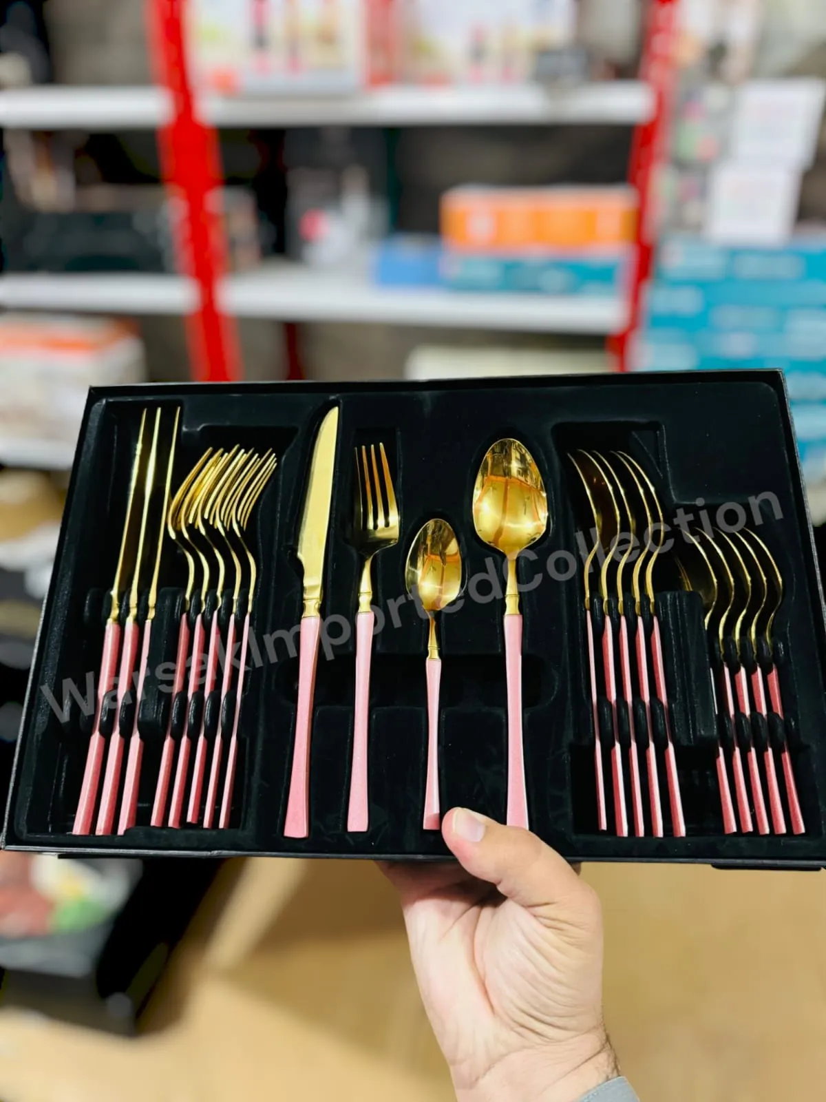 New Model 24pcs Edged Design Cutlery Set