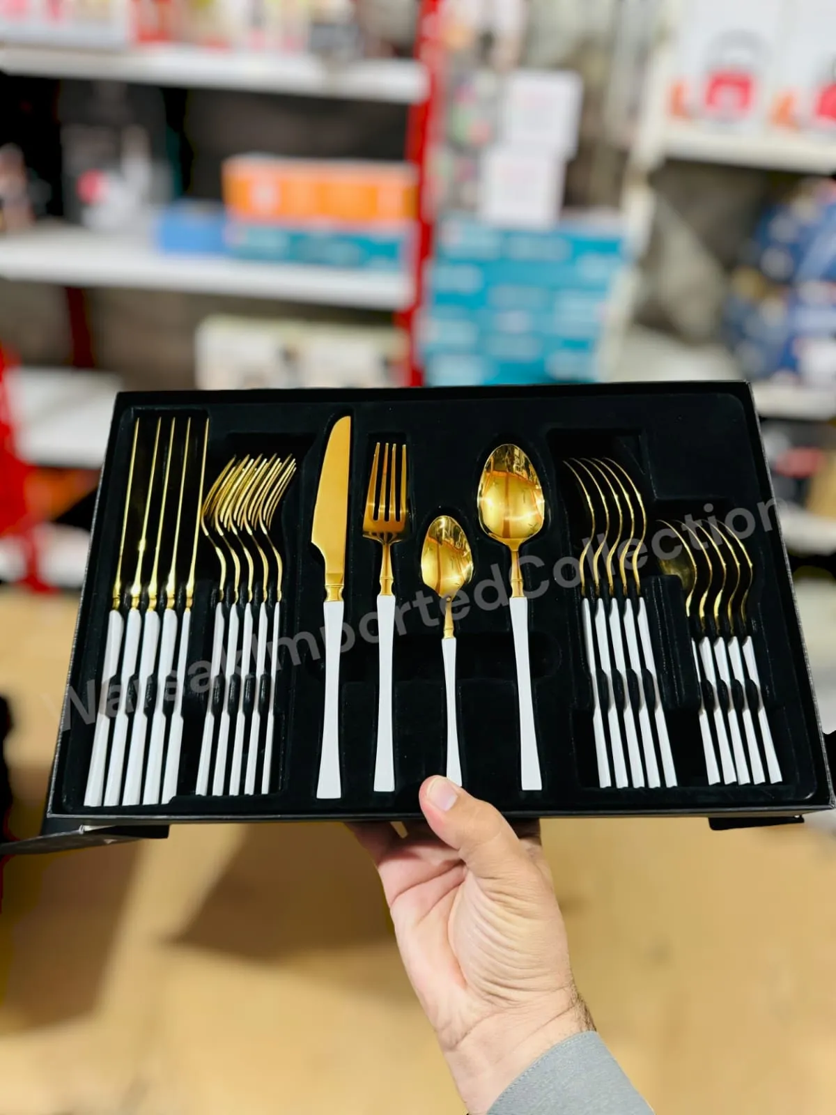 New Model 24pcs Edged Design Cutlery Set