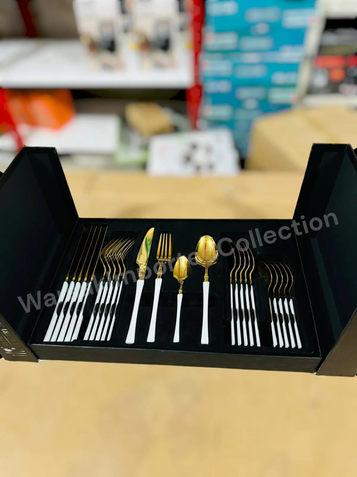 New Model 24pcs Edged Design Cutlery Set