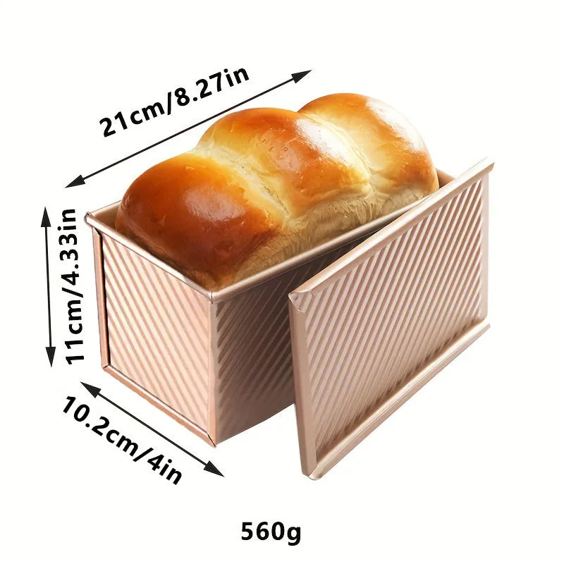 NonStick Bread Loaf Pan with Lid  Essential Baking Tool