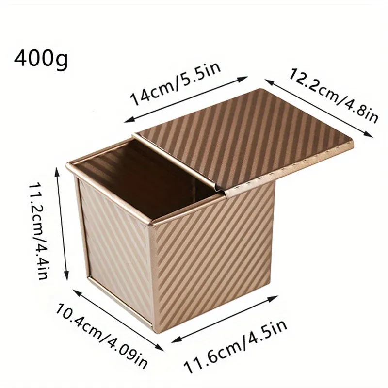 NonStick Bread Loaf Pan with Lid  Essential Baking Tool