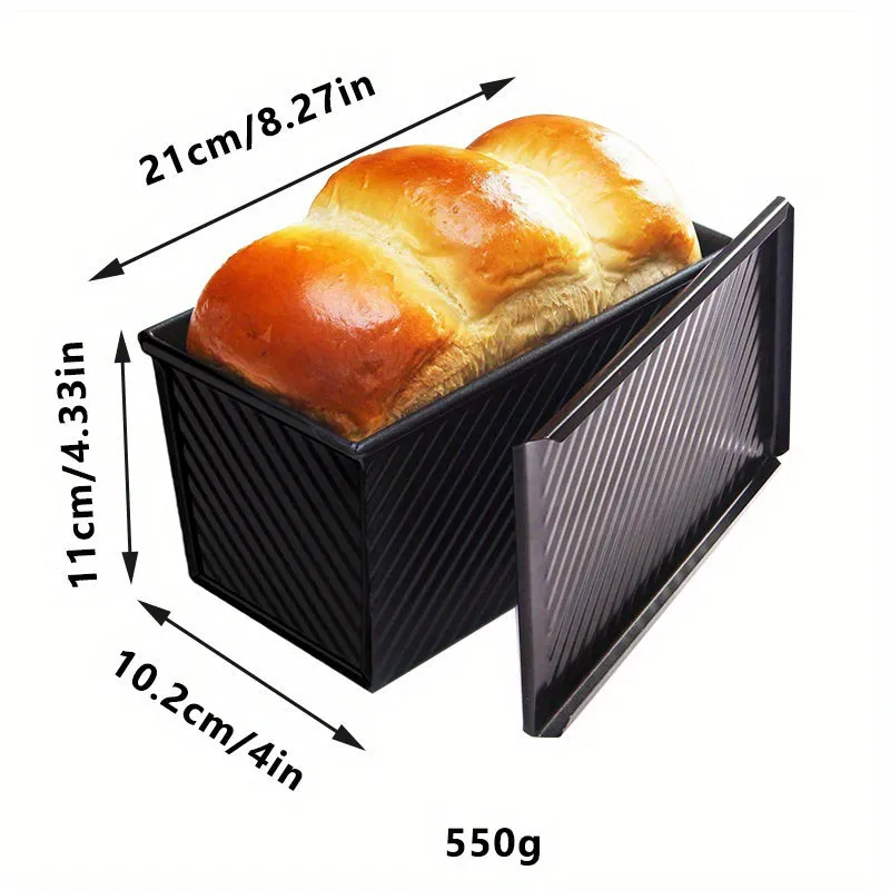 NonStick Bread Loaf Pan with Lid  Essential Baking Tool