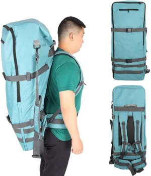 Paddle Board Backpack Travel Bag with Zipper,Portable Nylon Waterproof Large Capacity Sup Surfboard Zipper Bag for Inflatable Stand Up Paddle,84L