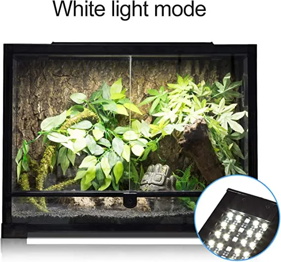 REPTIZOO Terrarium/Aquarium 18" LED Light Hood 15W #LED005-CA
