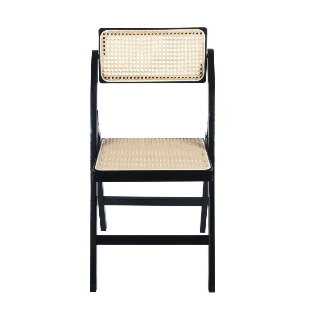 Set of 2 Tristan Bamboo Wood Folding Chair,