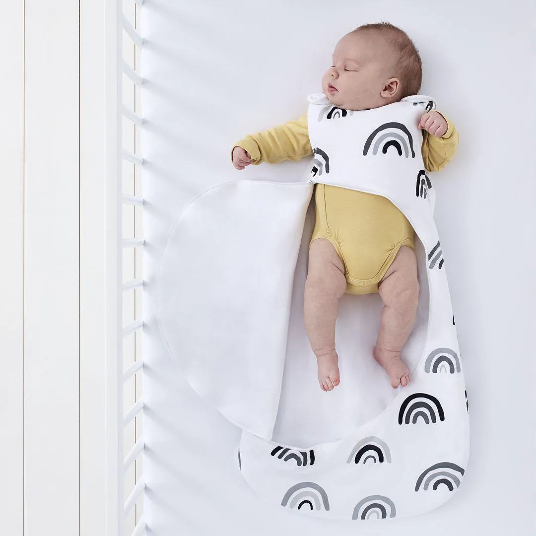 SnuzPouch Sleeping Bag - Mono Rainbow - TOG 1.0