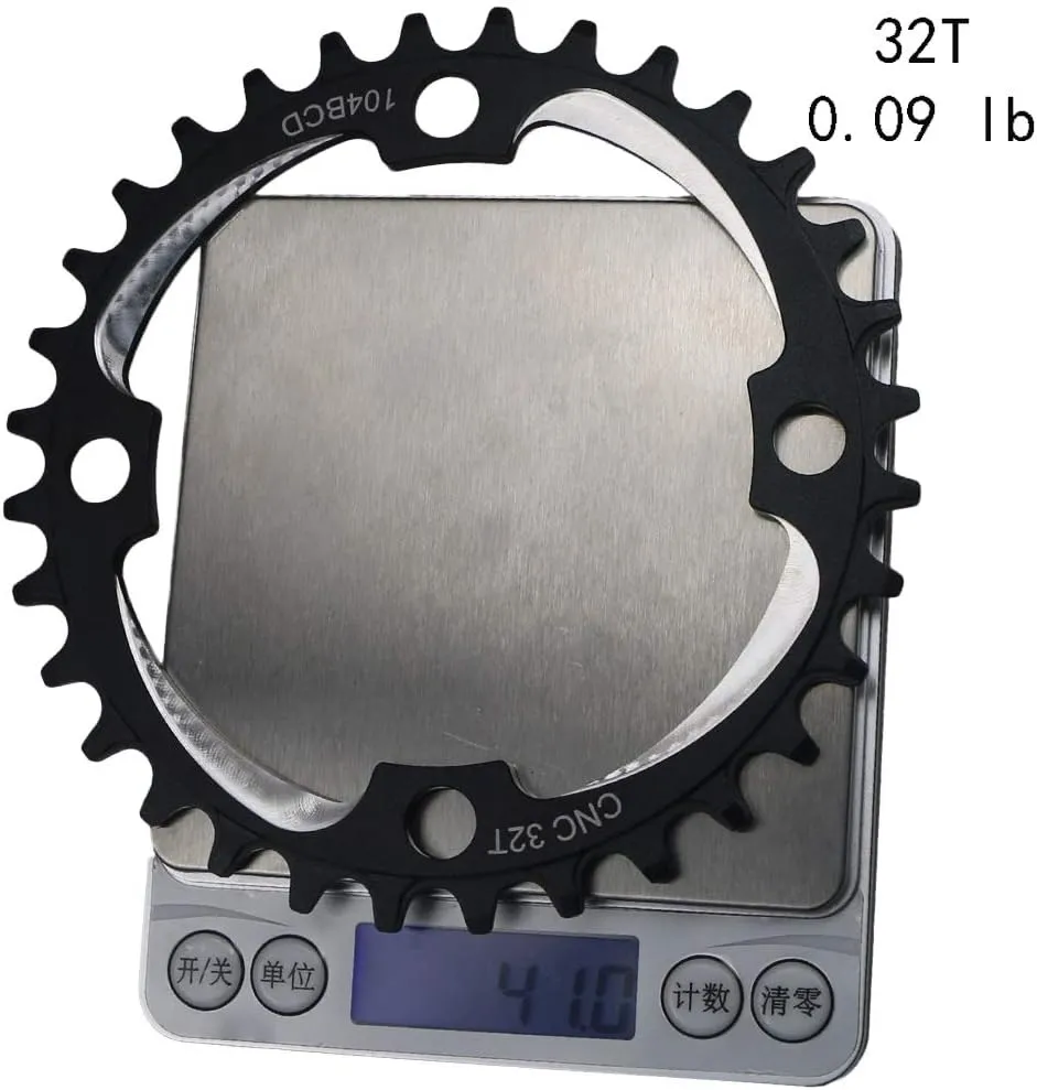 Square Taper Crankset with 30T 32T 34T 36T 38T 40T Narrow Wide Chainring