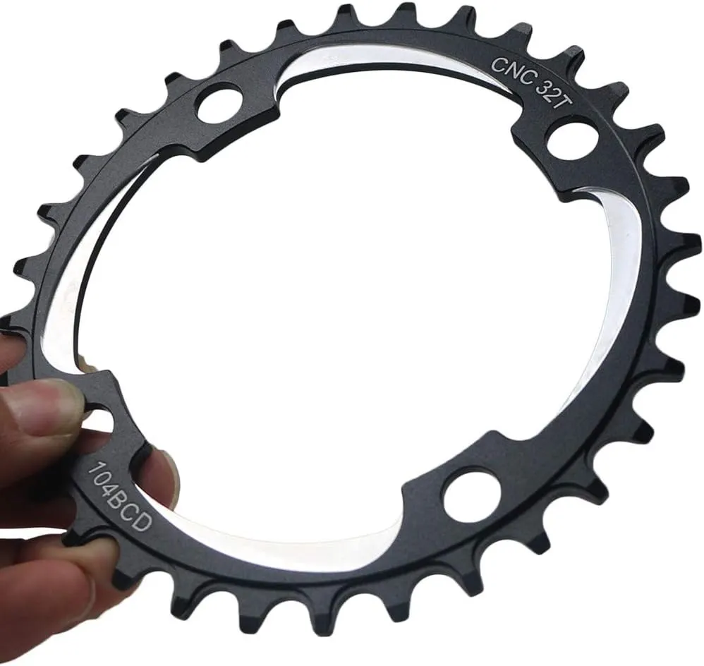Square Taper Crankset with 30T 32T 34T 36T 38T 40T Narrow Wide Chainring