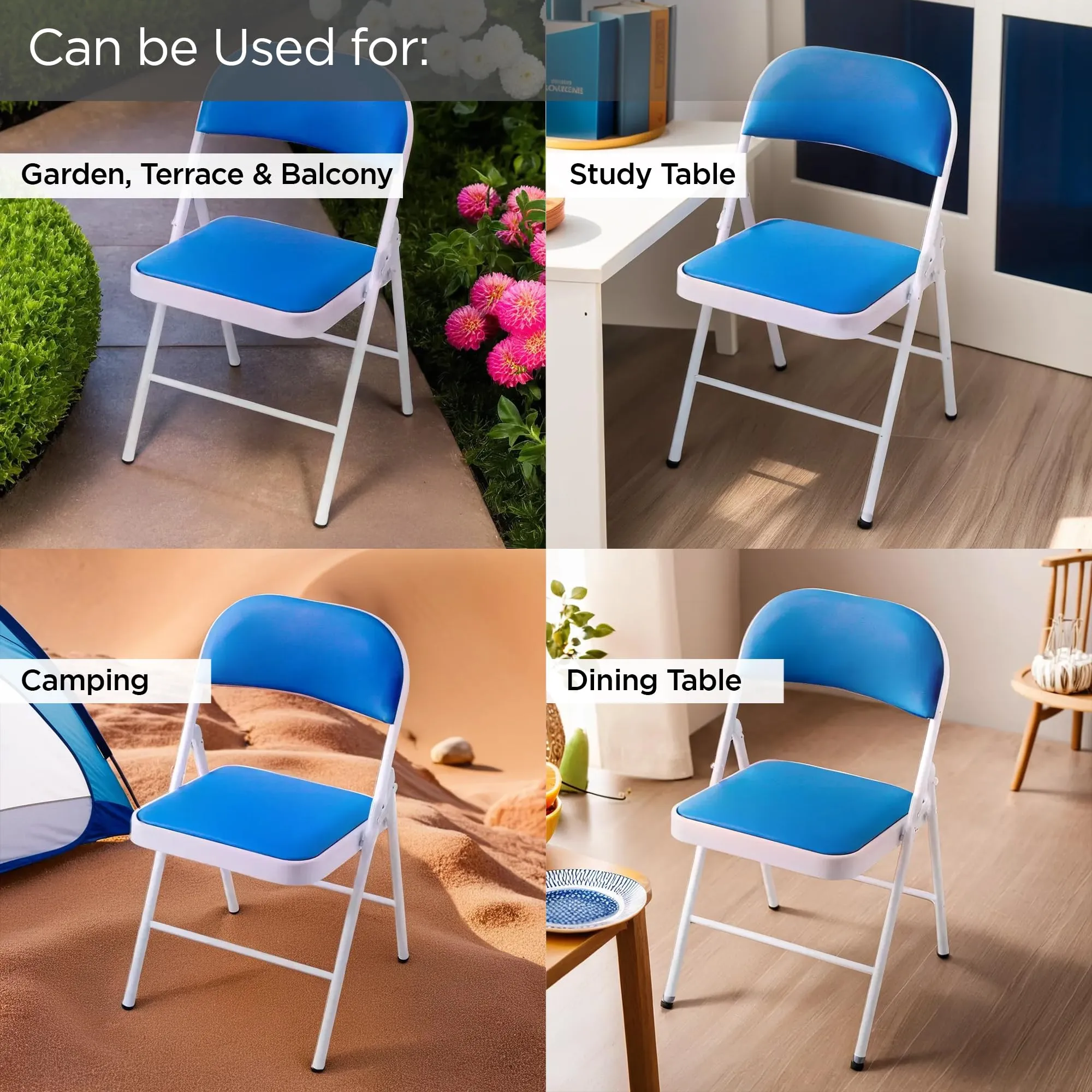 UMAI Folding Chair-GJ-22C-A- Blue | GJ-22C-A