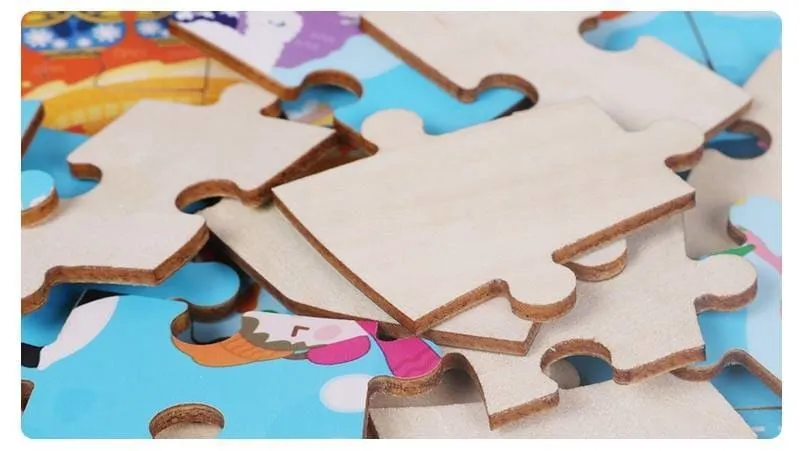 World Map Wooden Puzzle