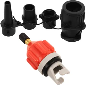 YARNOW Inflatable Boat Valve Converter Paddle Board Adapter Car Pump Compatible Adapter Pack